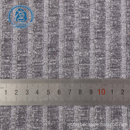 Tissu hacci personnalisé 100% coton rayé textile